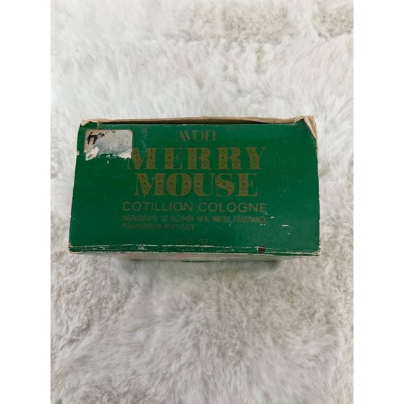 Vintage AVON Merry Mouse Cotillion cologne, 1970's  full - Picture 5 of 5
